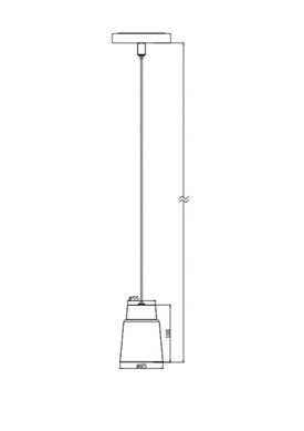 Pendant lamp 9W 15°/24°/36° CREE1507 720LM 3000K (ALMG-M27 3K BK)