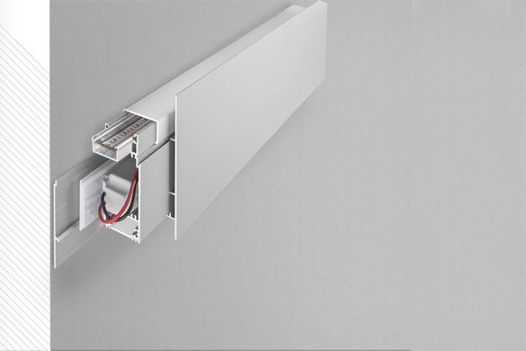 KLUS KIDES-DUO profile, anodized silver, 2m