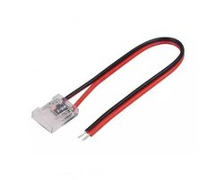 PROLUM™ connector for LED strip SOV 8mm (wire + clamp)