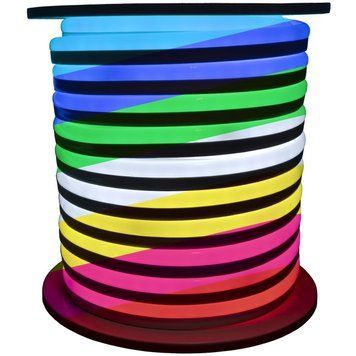 Neon LED PROLUM&trade; 6x12, IP68, 12V, seria "GT", RGB, PRO