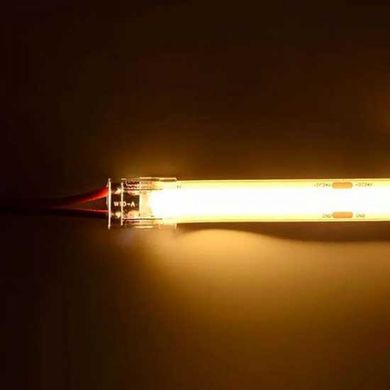Конектор PROLUM™ для LED стрічки СОВ 8мм (провід + зажим)