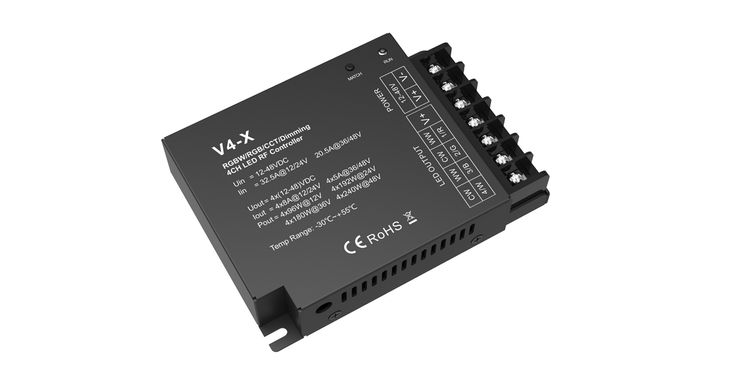 LED-контроллер DEYA 12-24VDC, 8A*4CH (V4-X) фото