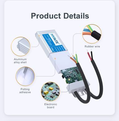 Zasilacz HYRITE Slim 240W DC24V IP68 (TLG-24E240C) zdjęcie