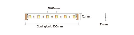 LED стрічка COLORS 60-5050-24V-IP33 18W RGBLWW 5м (D560RGBLWW-24V-12mm) фото