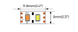 LED strip COLORS 168-2835-24V-IP20 18W 2200Lm 2300K+4000K 5m photo 2