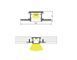 ALUMLED recessed LED profile LP6214 with diffuser, 2 meters