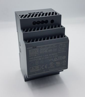 Блок живлення Mean Well на DIN-рейку 60W DC24V (HDR-60-24) фото