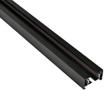 Трековый шинопровод PROLUM&trade; M27; 220V; Накладной \ Подвесной - P27; Черный 2М