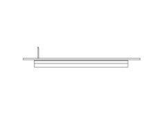 Horizontal ceiling mount for neon COLORS NNR25 1m (AS-NNR25LCX-1000) photo