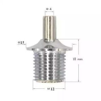 Fixator for carrying a cable with a diameter of up to 2.8 mm chrome photo
