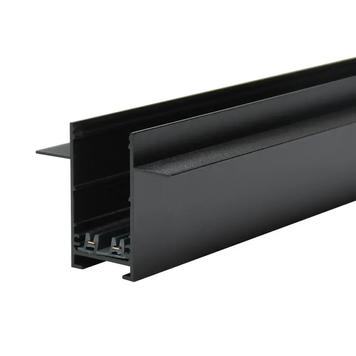 PROLUM&trade; M25 Magnetic Track Profile; 220V; Recessed; P27; Black 2M