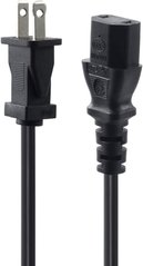PROLUM™ power cable for USA socket (2 pins)