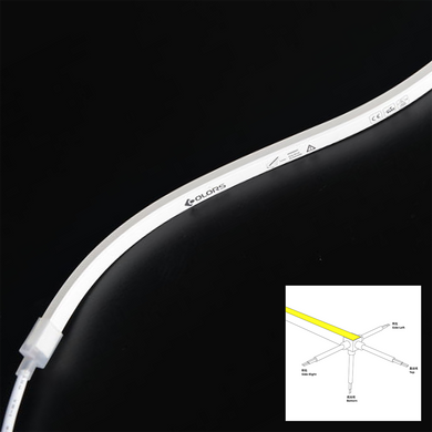 Flexible neon COLORS 24V IP65 7.2W 220Lm 2300K-4000K 5m (NMS0410-LWNW) photo
