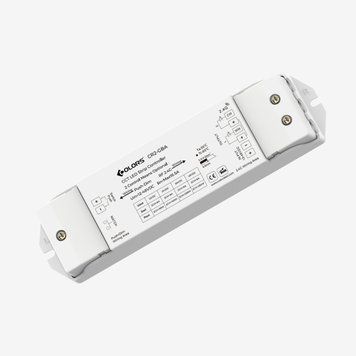 RF-Диммер COLORS для двухцветной LED-ленты RF 2.4GHz + Push Dim 12-48V 2CH*8A (CR2-GBA)