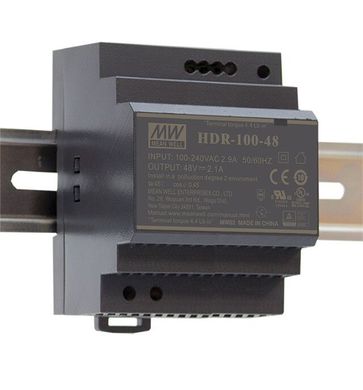 Блок живлення Mean Well на DIN-рейку 90W 12V IP20 (HDR-100-12N) фото