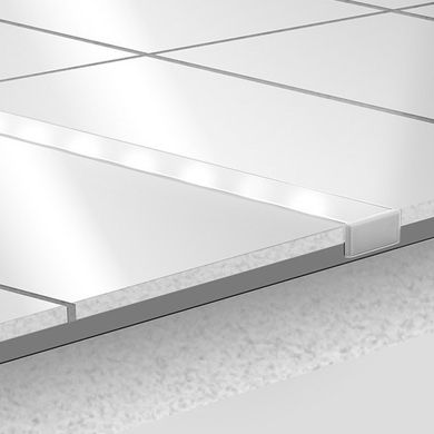 LED-профіль KLUS для підлоги HR-ALU, 3 метри (KLUS_A01889A_3)