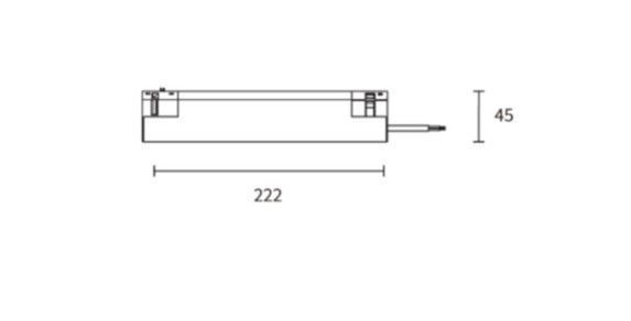 ALUMLED power supply with power supply 300W DC48V (ALMG-PS 300 BK)