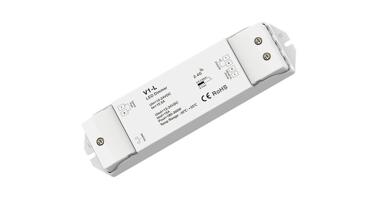 LED controller DEYA 12-24VDC, 15A*1CH, PUSH-DIM (V1-L) photo