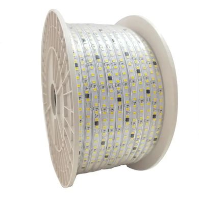 LED strip PROLUM™ 220V; 2835\120; IP67; 8 mm; Series "S", Warm White (2800-3200K) photo