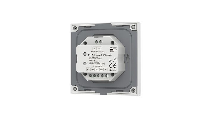 LED dimmer panel DEYA p controller for 1 zone (T1-K), white photo