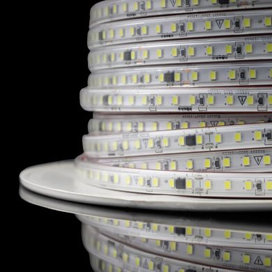 LED strip PROLUM™ 220V; 2835\120; IP67; 8 mm; Series "S", White (5500-6000K) photo