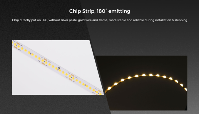 LED strip COLORS Chip-24V-IP20 9.6W 980Lm 3000K 5m (FD128-24v-8mm-WW) photo