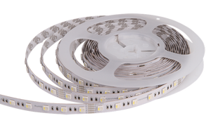 LED стрічка RISHANG 60-5050-24V-IP20 12.9/4.7W RGB+2700K 5м (RD0260AC-A) фото