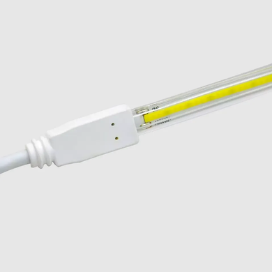 Світлодіодна LED стрічка PROLUM™ 220V; СОВ; 280 LED; IP68; 12 ММ; Series "S", Білий (5500-6000К) фото