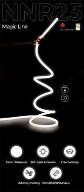 COLORS flexible neon 24V IP65 10W Green 5 m (NNR25-G)