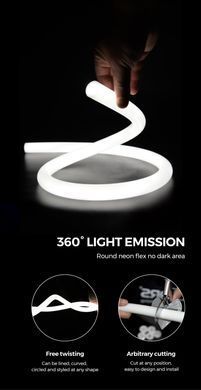 COLORS flexible neon 24V IP65 10W Green 5 m (NNR25-G)