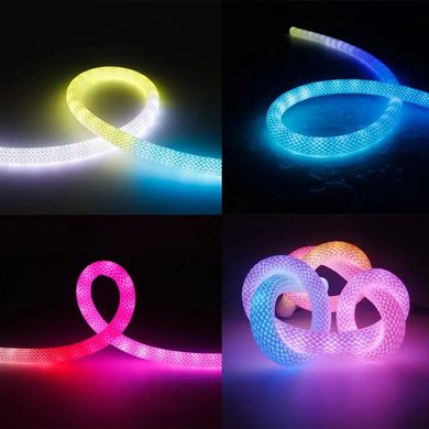 Ready-made set of PROLUM™ 5V Round neon tape; D13; 5M; RGB FULL COLOR, PRO