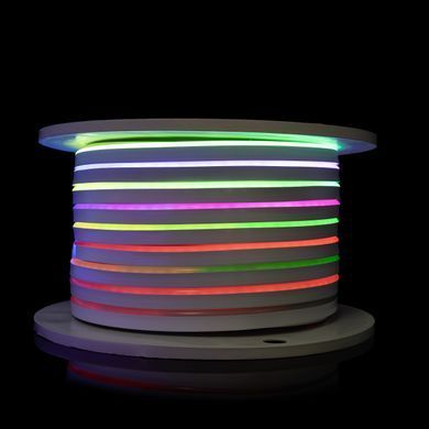 Світлодіодний неон PROLUM&trade; 8x16, 12V, Series "SF", RGB FULL COLOR, PRO