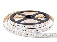 Світлодіодна LED стрічка PROLUM™ 12V; 5050\60; IP20; Series "PRO", RGB + CCT фото