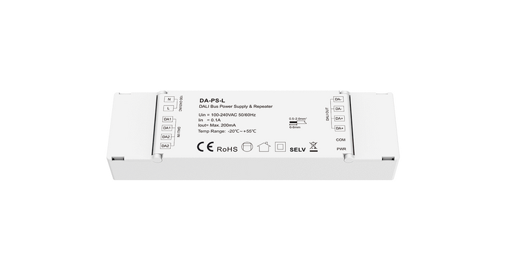 LED repeater and power supply unit DEYA 100-240VAC, 200mA (DA-PS-L)